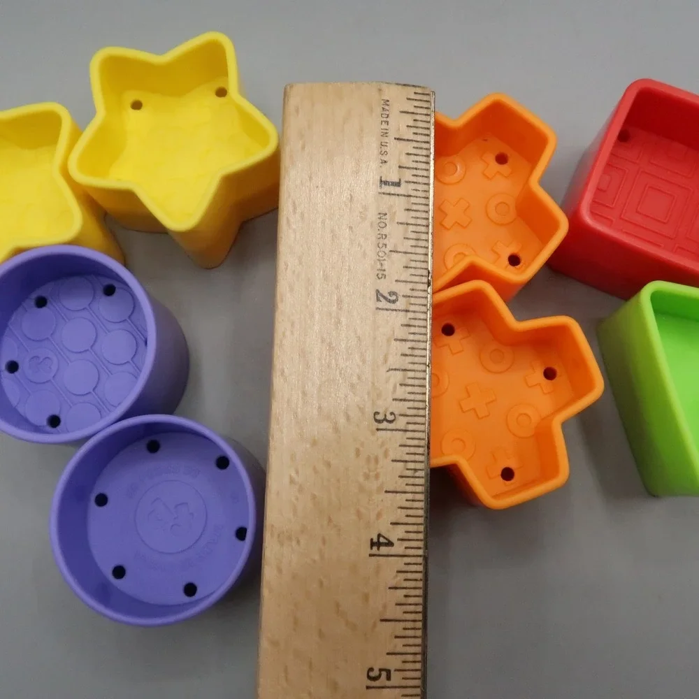 Fisher Price Baby's First Blocks Shape Sorter Colors Replacement Blocks Lot‎ 13
